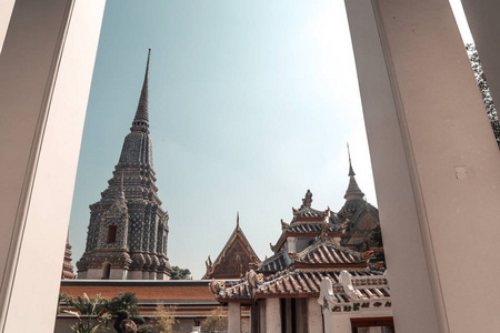 泰国曼谷美丽的老庙