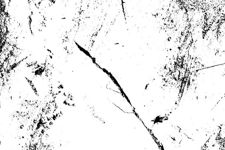 黑白城市纹理矢量与复制空间。 抽象插图表面灰尘和粗糙脏墙背景与空模板。 遇险或污垢，Grunge效应概念向量