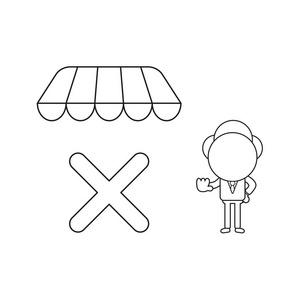 商人显示停止图片-商人显示停止素材-商人显示停止插画-摄图新视界