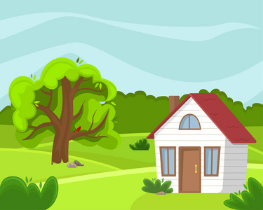 春天田野的图片