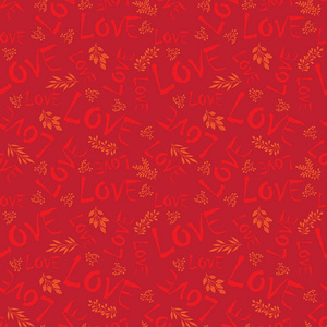 图案爱情色彩节日红色欢乐