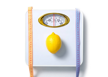 公斤称称重量表厘米柠檬照片