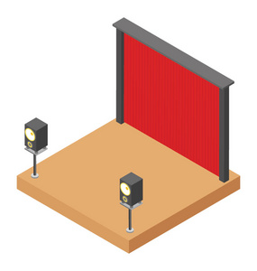 投影画面插画-投影画面手绘-投影画面卡通图-摄图新视界