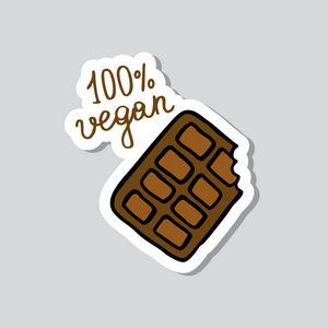 drawingpaper纯素巧克力涂鸦贴纸图标照片