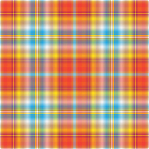 无缝抽象彩色格子图案矢量EPS10