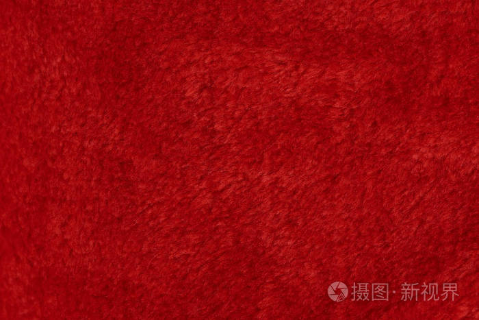 红色皮毛纹理背景