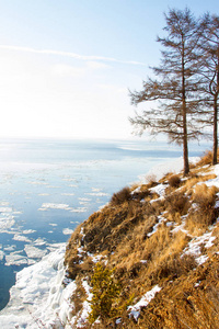 1月份贝加尔湖的冰