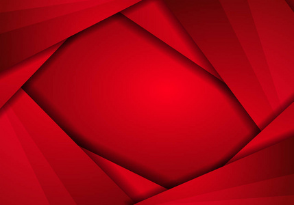 抽象金属红色框架布局现代技术设计模板背景。 红色金属抽象技术背景铬银钢铝网打印海报壁纸接口。