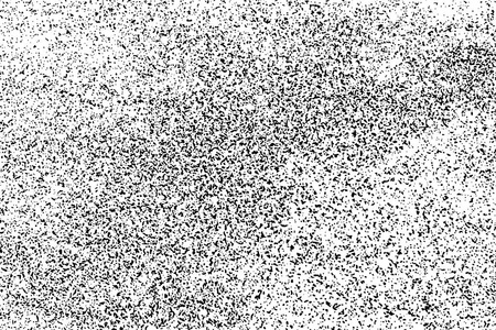 白色背景上孤立的黑色纹理灰尘覆盖暗噪声颗粒数字生成的图像矢量设计