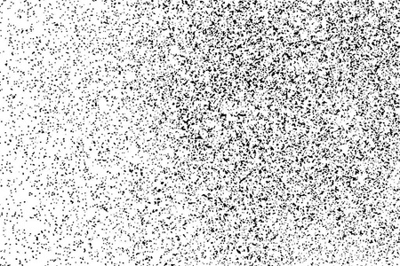 白色背景上孤立的黑色纹理 灰尘覆盖 暗噪声颗粒 数字生成的图像.