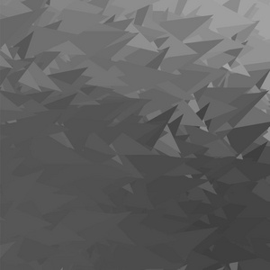 抽象灰色三角形背景。 现代马赛克图案。 横幅海报模板设计