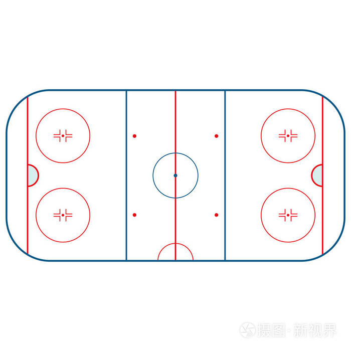 冰球馆平面图图片