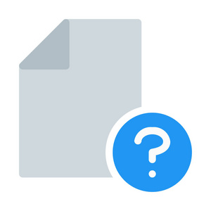 未知文件格式图标简单矢量图图片