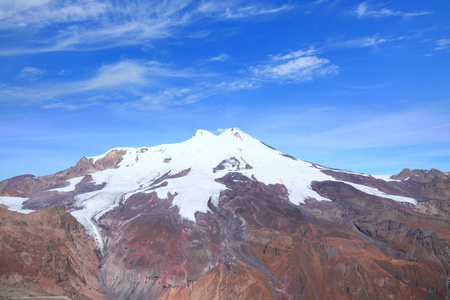 埃尔布鲁斯山。 从Cheget山顶看风景