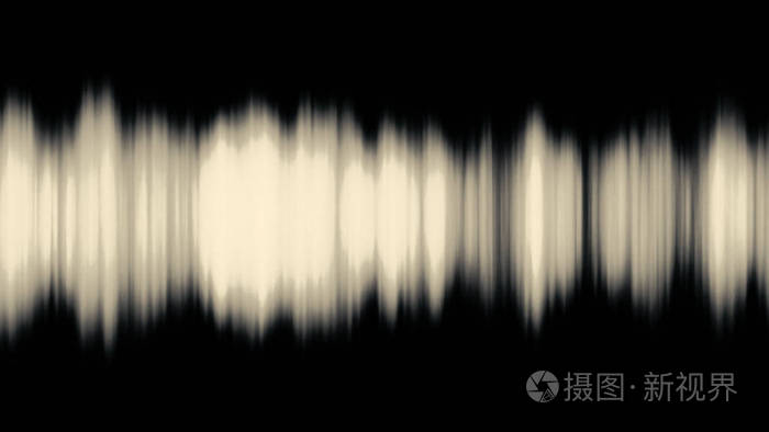 黑色背景上的噪音的红色声波