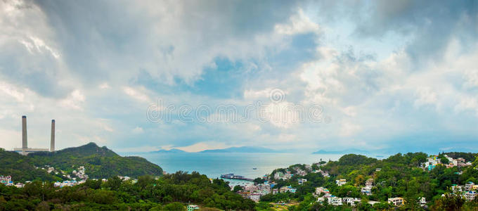 亚洲乡村地区全景