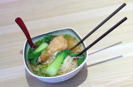 亚洲食品和筷子