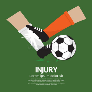 足球运动员使对手受伤图片