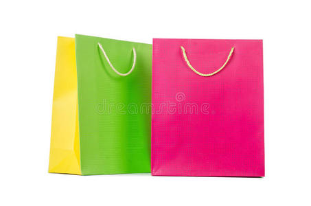 五颜六色的购物袋