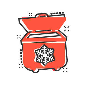 冰箱的漫画图片图片