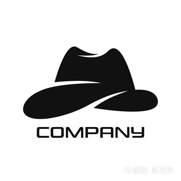 现代牛仔帽标志