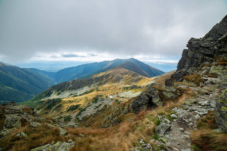 斯洛伐克罗基塔特拉山旅游徒步旅行小径