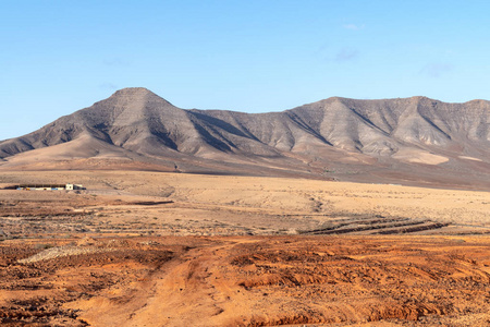 火山景观Fuerteventura加那利岛西班牙