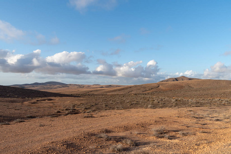 火山景观Fuerteventura加那利岛西班牙