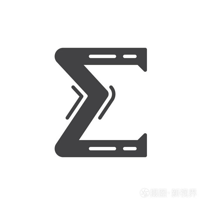 符号标志插图. 像素完美