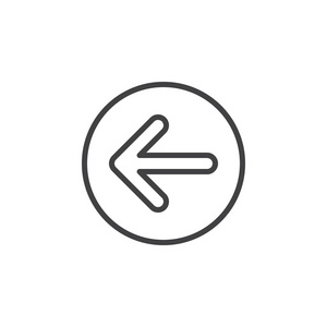 圆形的简单标志. 平式矢量符号照片