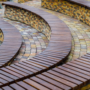 公园休闲基础设施.照片