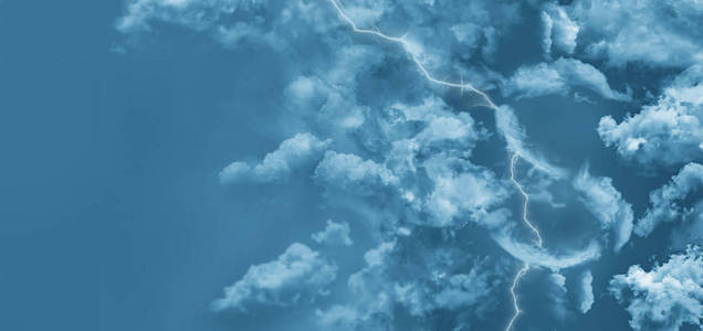 一朵金融风暴云正在这幅乌云和云层的插图中酝酿，其形状是一个美元符号。 这是一个例子。