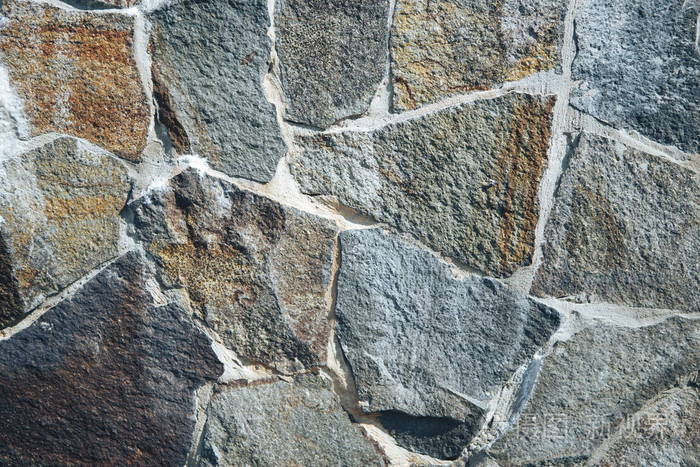 石墙纹理的背景