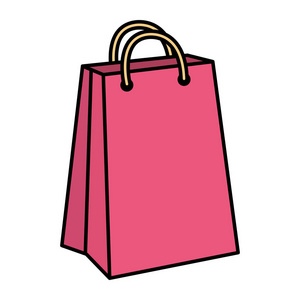 购物袋孤立的图标