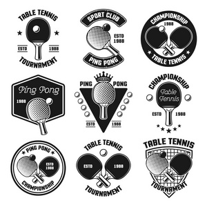 乒乓球拍logo大全图片