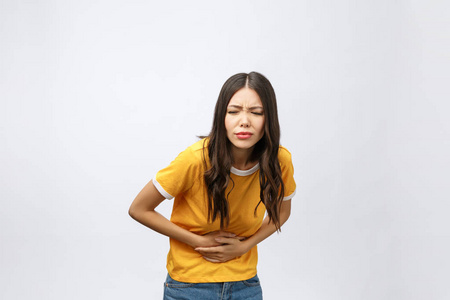 胃疼 月经痉挛 腹痛 食物中毒的女人