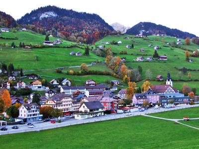 在瑞士圣加伦州的托肯堡地区和瑟尔河流域