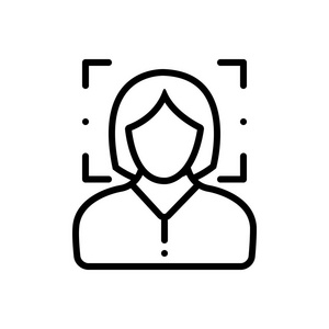 人脸识别图标图片