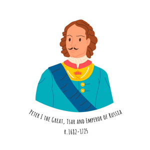 历史服饰中历史人物的肖像.照片