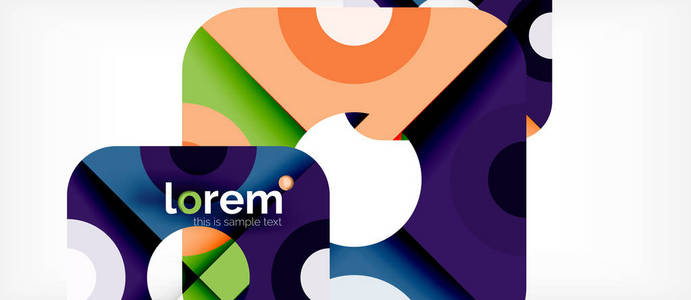 几何色彩的形状构成抽象的背景.最小的动态设计照片