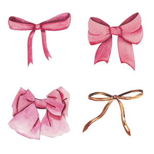 蝴蝶结手绘图片