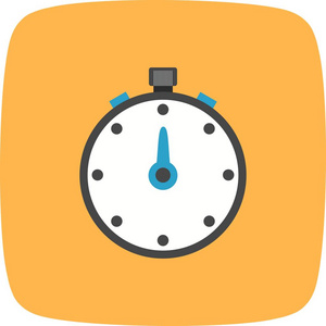 秒表icon矢量通用图标在时尚外观.照片