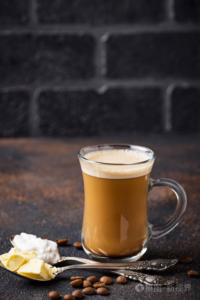 防弹咖啡生酮低碳水化合物饮料