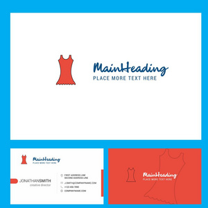  Front and Back Business Card Template. Vector Creative Design