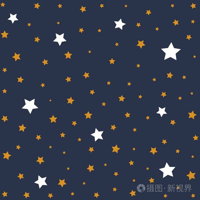夜空中的星星. 背景插图插画-正版商用图片16xxni-摄图新视界