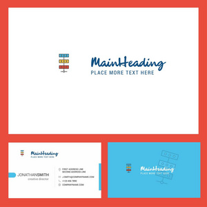  Front and Back Busienss Card Template. Vector Creative Design