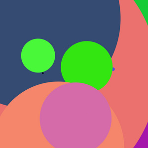 圆形几何新抽象背景多色图案。