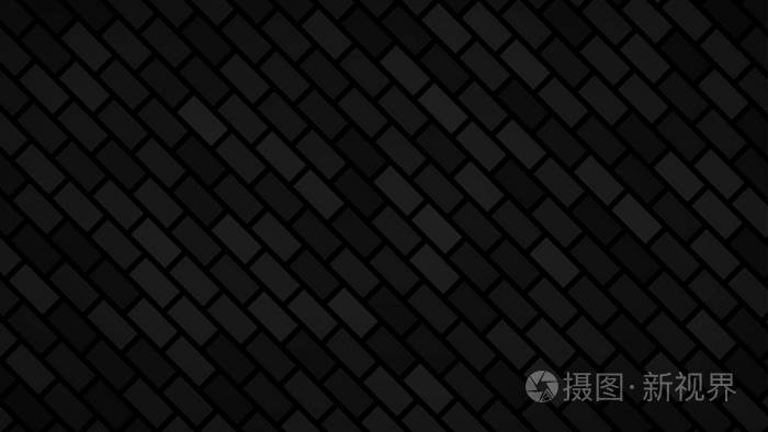 黑色对角线矩形的抽象背景