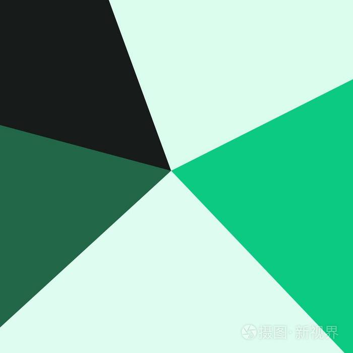 抽象背景多色几何极化.