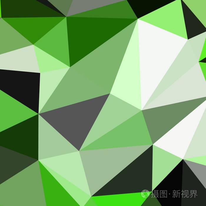 抽象背景多色几何极化